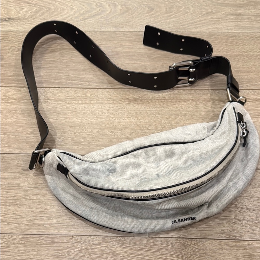 Jil Sander men’s logo print belt bag